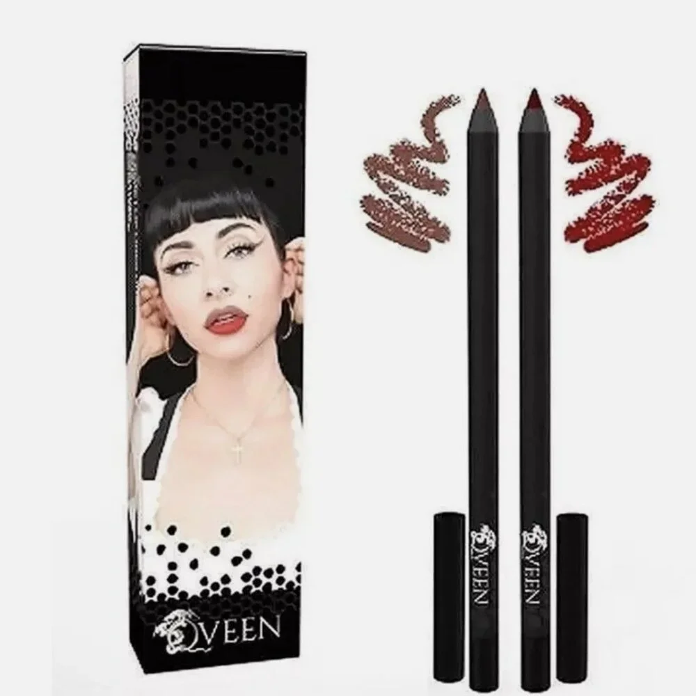 🫦 Qveen Studio Partners in Crime Lip Liner Duo Spray Tan & SOS 🫦